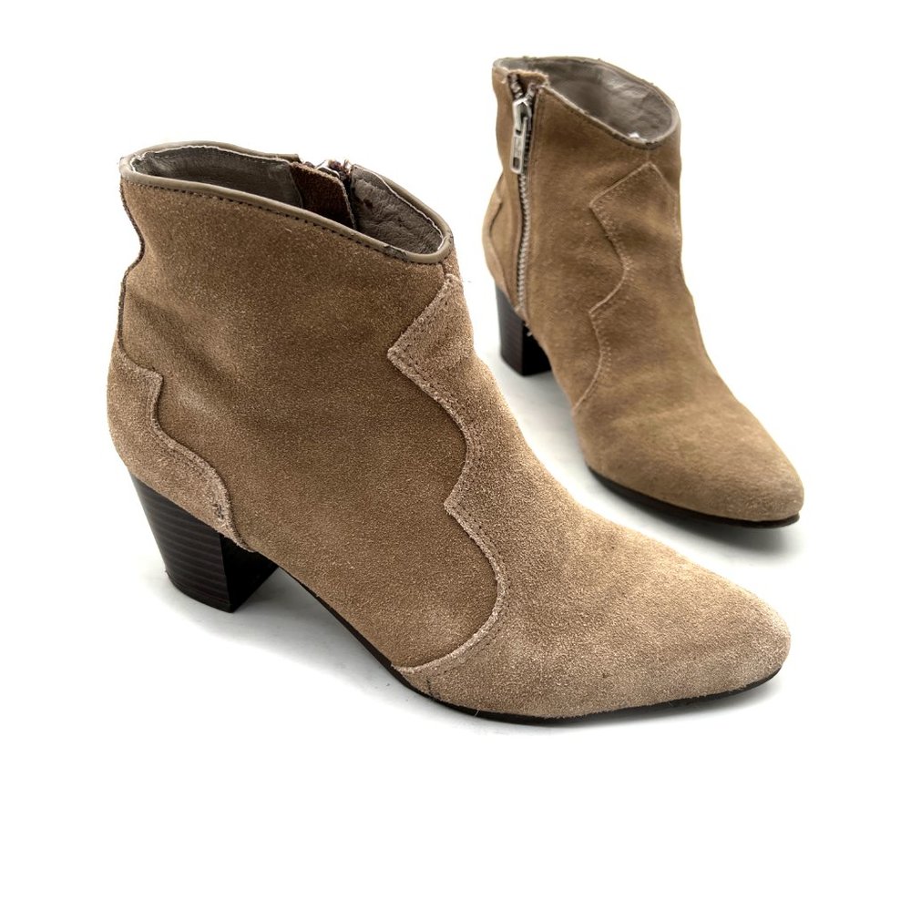 Ash Hurrican Suede Ankle Bootie 35